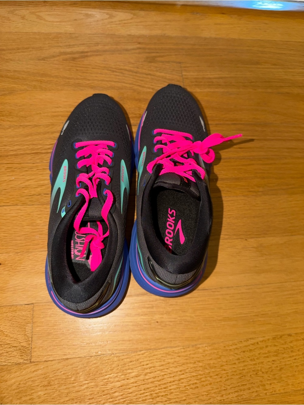 Brooks Women's Ghost 15 Running Shoes - Black- size 6.5 - new - Picture 3 of 7